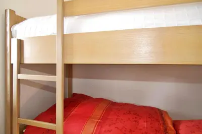 Ein Bett oder Betten in einem Zimmer der Unterkunft Residenz Ostseestrand Appartement 10