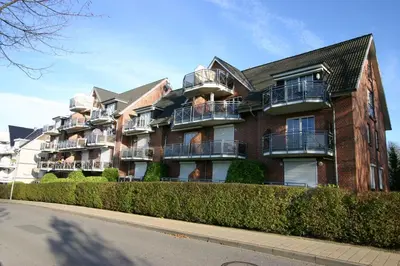 Das Gebäude in dem sich die Ferienwohnung befindet