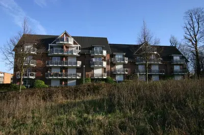 Das Gebäude in dem sich die Ferienwohnung befindet
