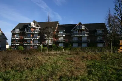 Das Gebäude in dem sich die Ferienwohnung befindet