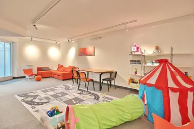 Ein Sitzbereich in der Unterkunft Residenz Ostseestrand Appartement 19
