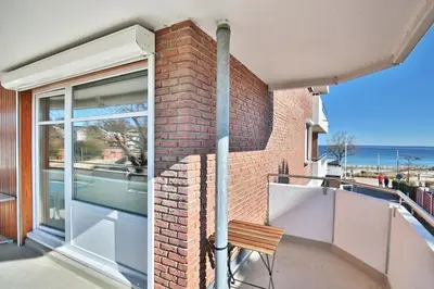 Ein allgemeiner Meerblick oder ein Meerblick von der Ferienwohnung aus