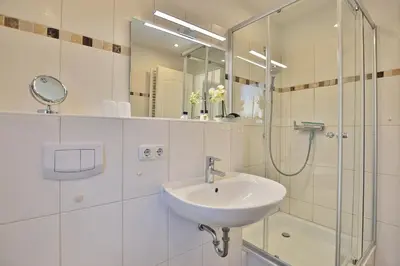 Ein Badezimmer in der Unterkunft Residenz Seeschwalbe Residenz Seeschwalbe Appartement 4