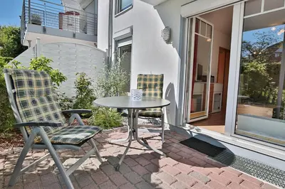 Ein Balkon oder eine Terrasse in der Unterkunft Feriendomizil am Konsulweg Feriendomizil am Konsulweg Appartement 2