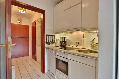 Küche/Küchenzeile in der Unterkunft Seesternresidenz Seesternresidenz Appartement 15