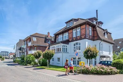 Das Gebäude in dem sich die Ferienwohnung befindet