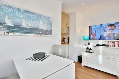 TV/Unterhaltungsangebot in der Unterkunft Villa Schöneck Villa Schöneck Appartement 2