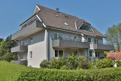 Das Gebäude in dem sich die Ferienwohnung befindet