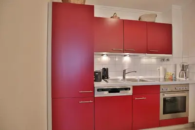 Küche/Küchenzeile in der Unterkunft Barke Barke Appartement 107