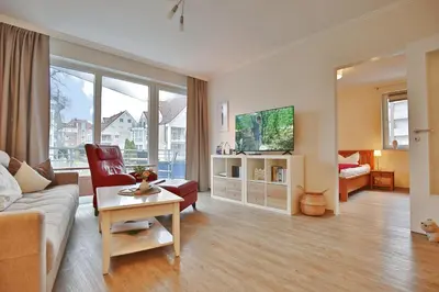 TV/Unterhaltungsangebot in der Unterkunft Barke Barke Appartement 107