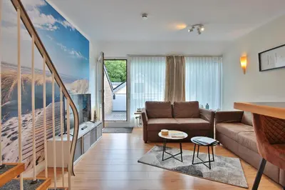 Ein Sitzbereich in der Unterkunft Haus Adria Haus Adria Appartement 31