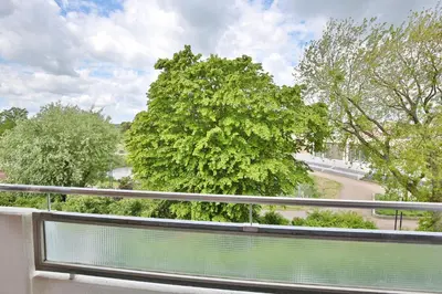 Ein Balkon oder eine Terrasse in der Unterkunft Strandperle Strandperle Appartement 201