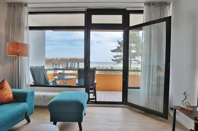 Ein Sitzbereich in der Unterkunft Berliner Hof Berliner Hof Appartement 116