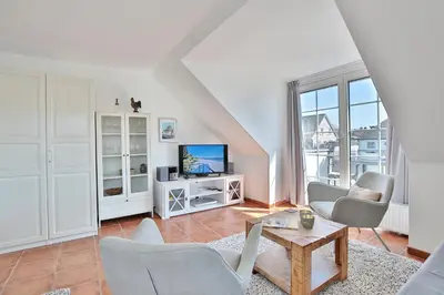 TV/Unterhaltungsangebot in der Unterkunft Haus am Falkenweg Haus am Falkenweg Appartement 6