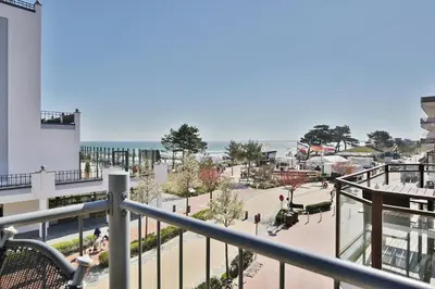 Ein allgemeiner Meerblick oder ein Meerblick von der Ferienwohnung aus