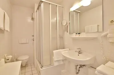Ein Badezimmer in der Unterkunft Seebrücke Seebrücke Appartement 10