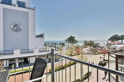 Ein allgemeiner Meerblick oder ein Meerblick von der Ferienwohnung aus