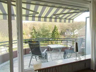Ein Balkon oder eine Terrasse in der Unterkunft Haus Ludwigstraße Haus Ludwigstraße 27 Appartement 10