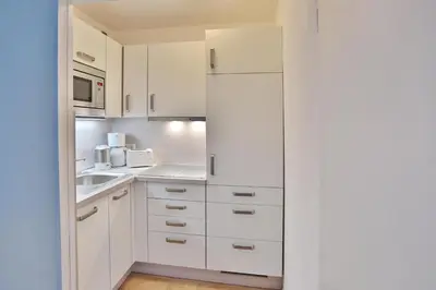 Küche/Küchenzeile in der Unterkunft Hanseat am Hang 3 - 5 Hanseat Appartement 21