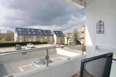 Ein Balkon oder eine Terrasse in der Unterkunft Hanseat am Hang 3 - 5 Hanseat Appartement 21