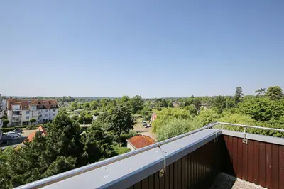 Ein Balkon oder eine Terrasse in der Unterkunft Strandperle Strandperle Appartement 403