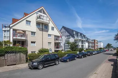 Das Gebäude in dem sich die Ferienwohnung befindet