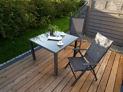 Ein Balkon oder eine Terrasse in der Unterkunft Haus Küstenkinder Haus Küstenkinder Marie Appartement 1