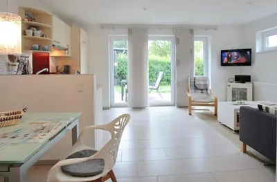 Küche/Küchenzeile in der Unterkunft Haus Küstenkinder Haus Küstenkinder Louis Appartement 2