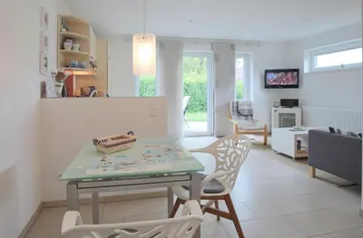 Küche/Küchenzeile in der Unterkunft Haus Küstenkinder Haus Küstenkinder Louis Appartement 2