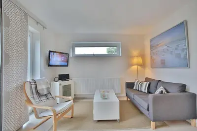 TV/Unterhaltungsangebot in der Unterkunft Haus Küstenkinder Haus Küstenkinder Louis Appartement 2