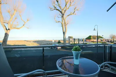 Ein Balkon oder eine Terrasse in der Unterkunft Ostseeblick Ostseeblick Appartement 4