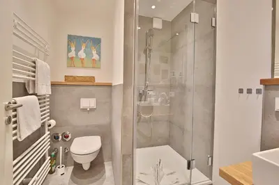Ein Badezimmer in der Unterkunft Residenz Ostseestrand Appartement 14
