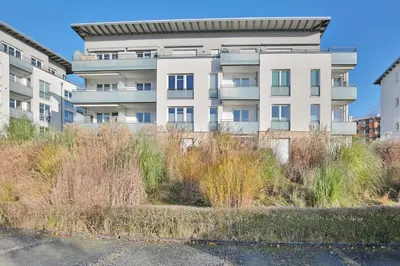 Das Gebäude in dem sich die Ferienwohnung befindet