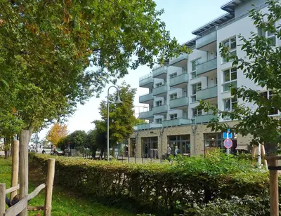 Ein Garten an der Unterkunft Strandglück Haus A Strandglück Appartement 22A