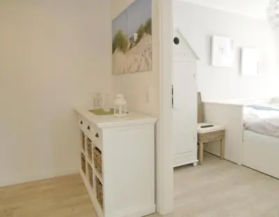 Küche/Küchenzeile in der Unterkunft Strandglück Haus A Strandglück Appartement 7A