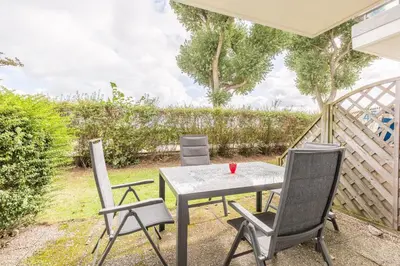 Ein Garten an der Unterkunft Ostseeblick Ostseeblick Appartement 13