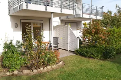Ein Garten an der Unterkunft Feriendomizil am Konsulweg Feriendomizil am Konsulweg Appartement 7