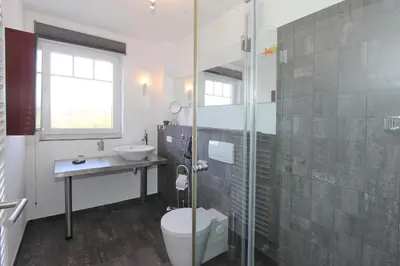 Ein Badezimmer in der Unterkunft Feriendomizil am Konsulweg Feriendomizil am Konsulweg Appartement 7