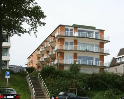 Das Gebäude in dem sich die Ferienwohnung befindet