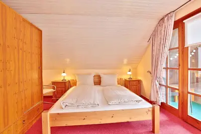 Ein Bett oder Betten in einem Zimmer der Unterkunft Ferienhaus See Nest Ferienhaus See Nest