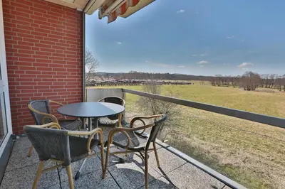 Ein Balkon oder eine Terrasse in der Unterkunft Haus Nautica Nautica Appartement 20