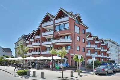 Das Gebäude in dem sich die Ferienwohnung befindet