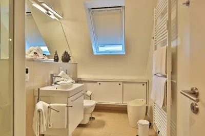 Ein Badezimmer in der Unterkunft Ostseeblick Ostseeblick Appartement 19