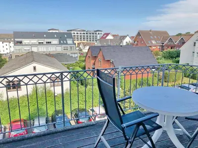 Ein Balkon oder eine Terrasse in der Unterkunft Residenz Alte Bergstraße Residenz Alte Bergstrasse Appartement 19