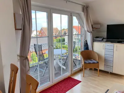Ein Balkon oder eine Terrasse in der Unterkunft Residenz Alte Bergstraße Residenz Alte Bergstrasse Appartement 19