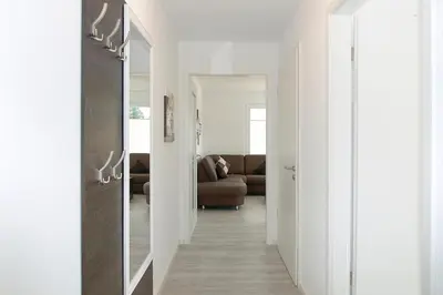 Ein Sitzbereich in der Unterkunft Strandglück Haus C Strandglück Appartement 09C