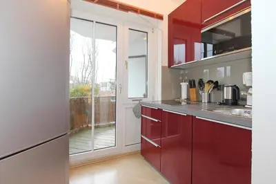 Küche/Küchenzeile in der Unterkunft Residenz Ostseestrand Appartement 2