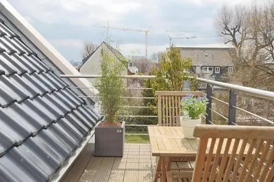 Ein Balkon oder eine Terrasse in der Unterkunft Haus Meeresrauschen Haus Meeresrauschen Appartement 1 6