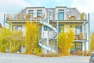 Das Gebäude in dem sich die Ferienwohnung befindet