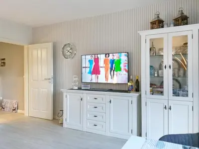 TV/Unterhaltungsangebot in der Unterkunft Haus Hansastrasse 13 Haus Hansastrasse Appartement HanSa Bay